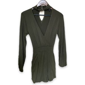 Lulus Army Green Romper